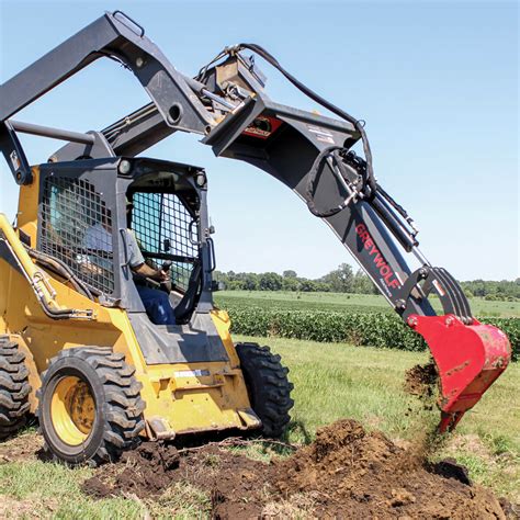 backhoe attachment skid steer|backhoe to skid steer adapter.